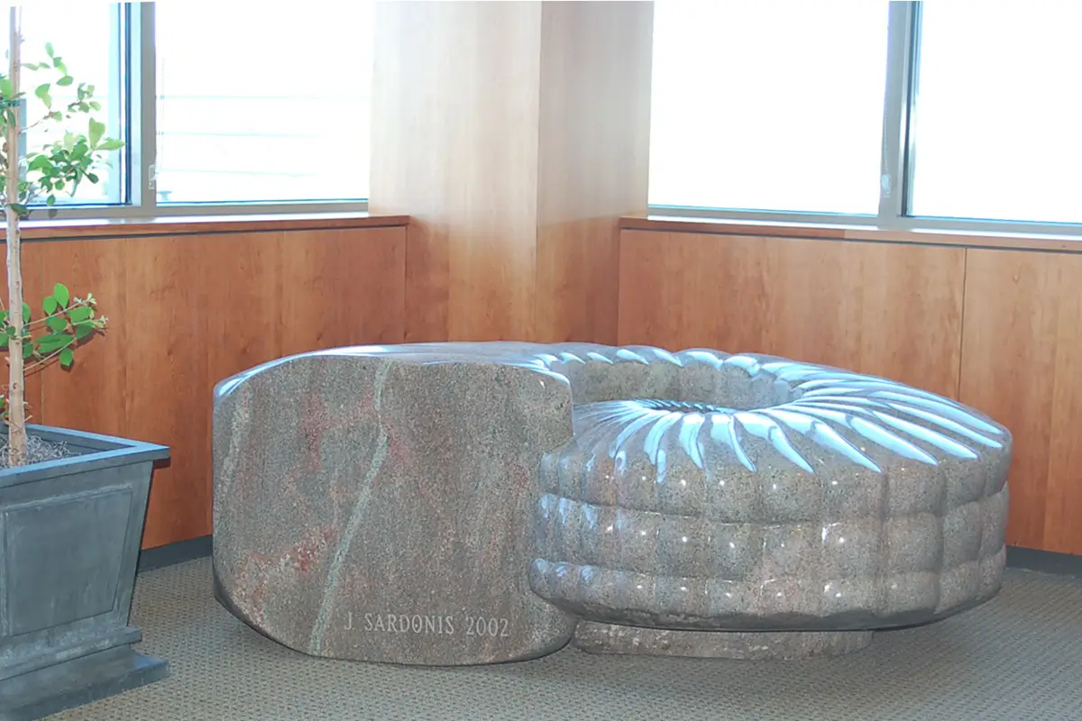 Ammonite Fountain, view 2